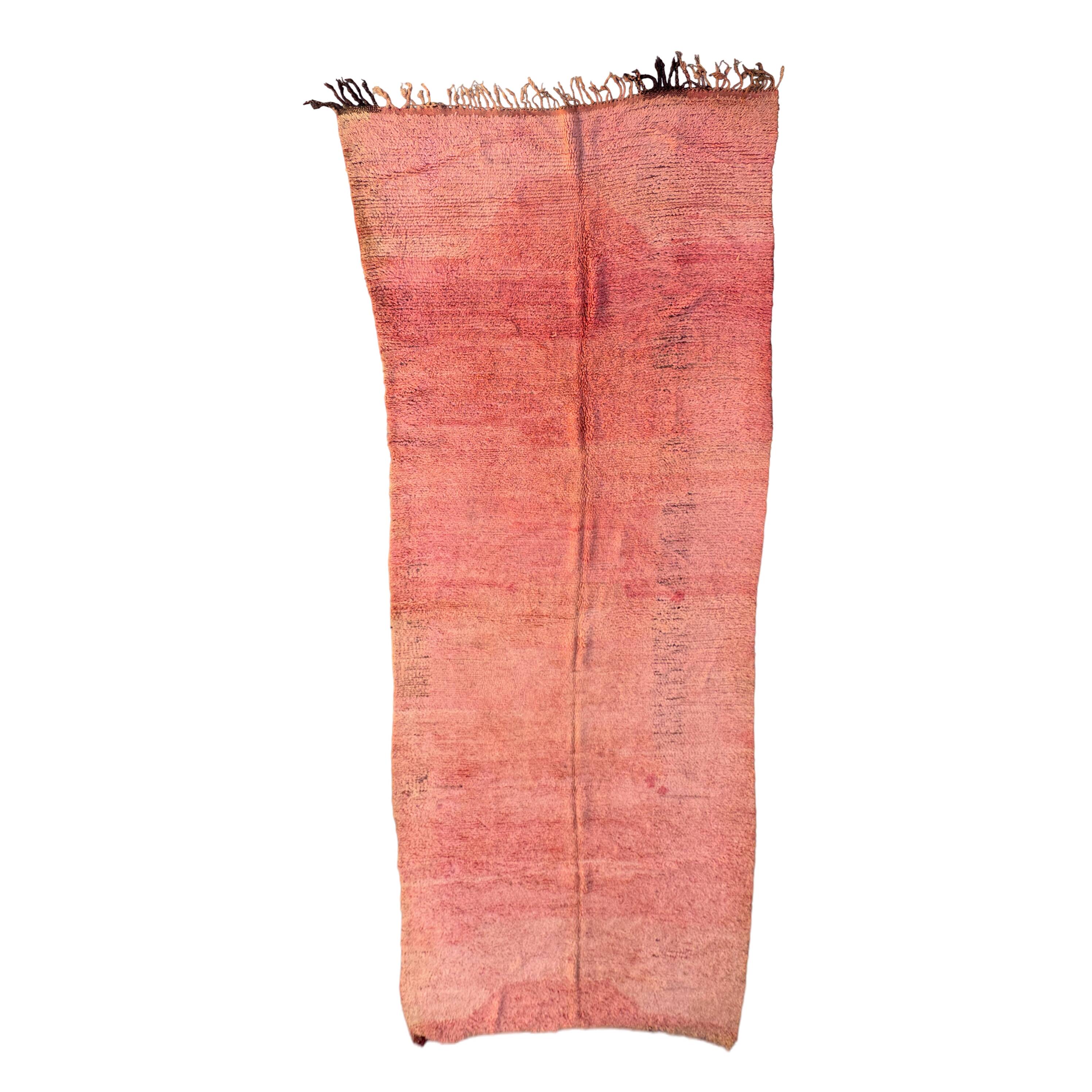 Beni M'Guild Moroccan rug pink - 160 x 467 cm