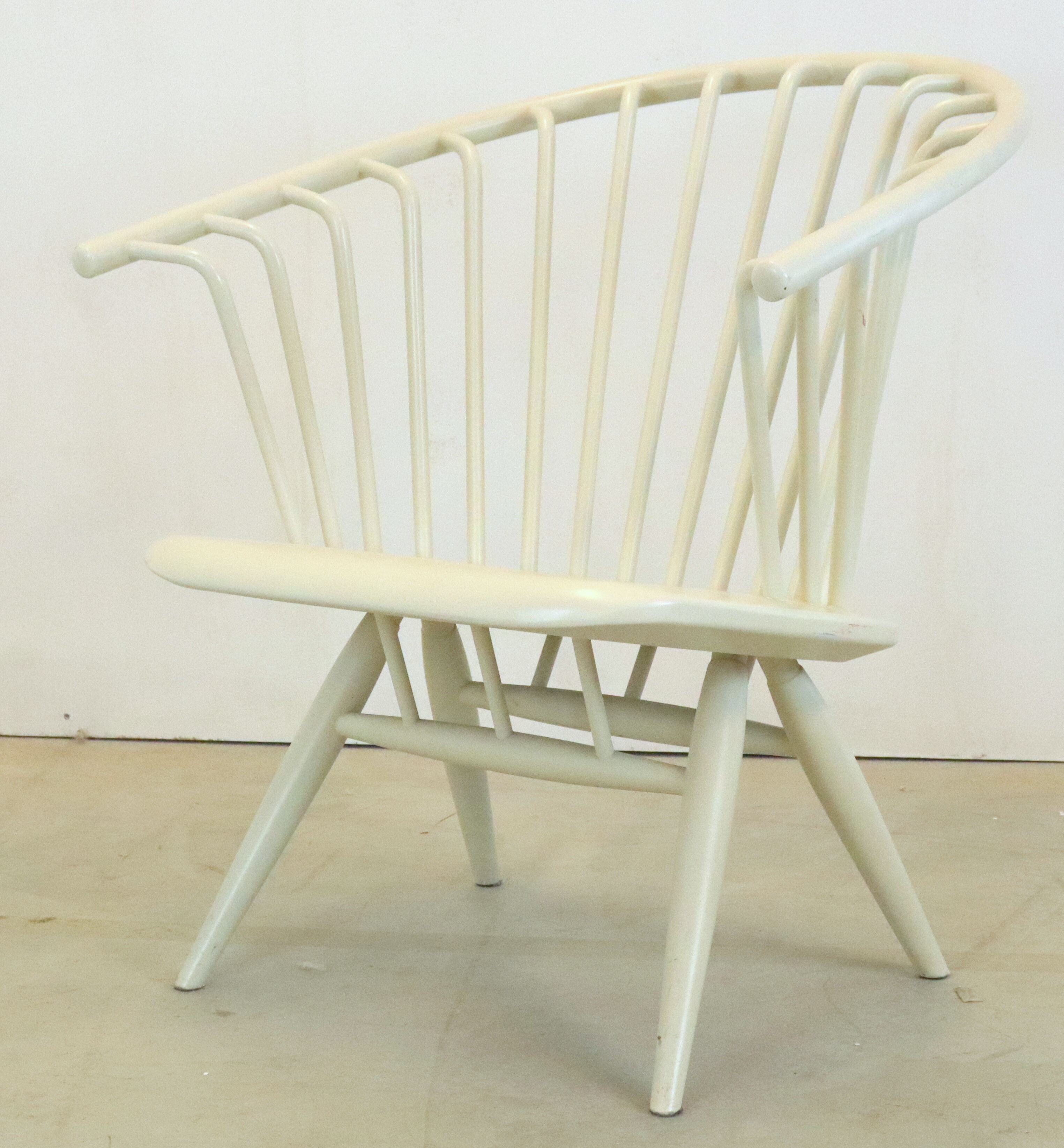 Crinolette vintage design armchair by Ilmari Tapiovaara for Asko