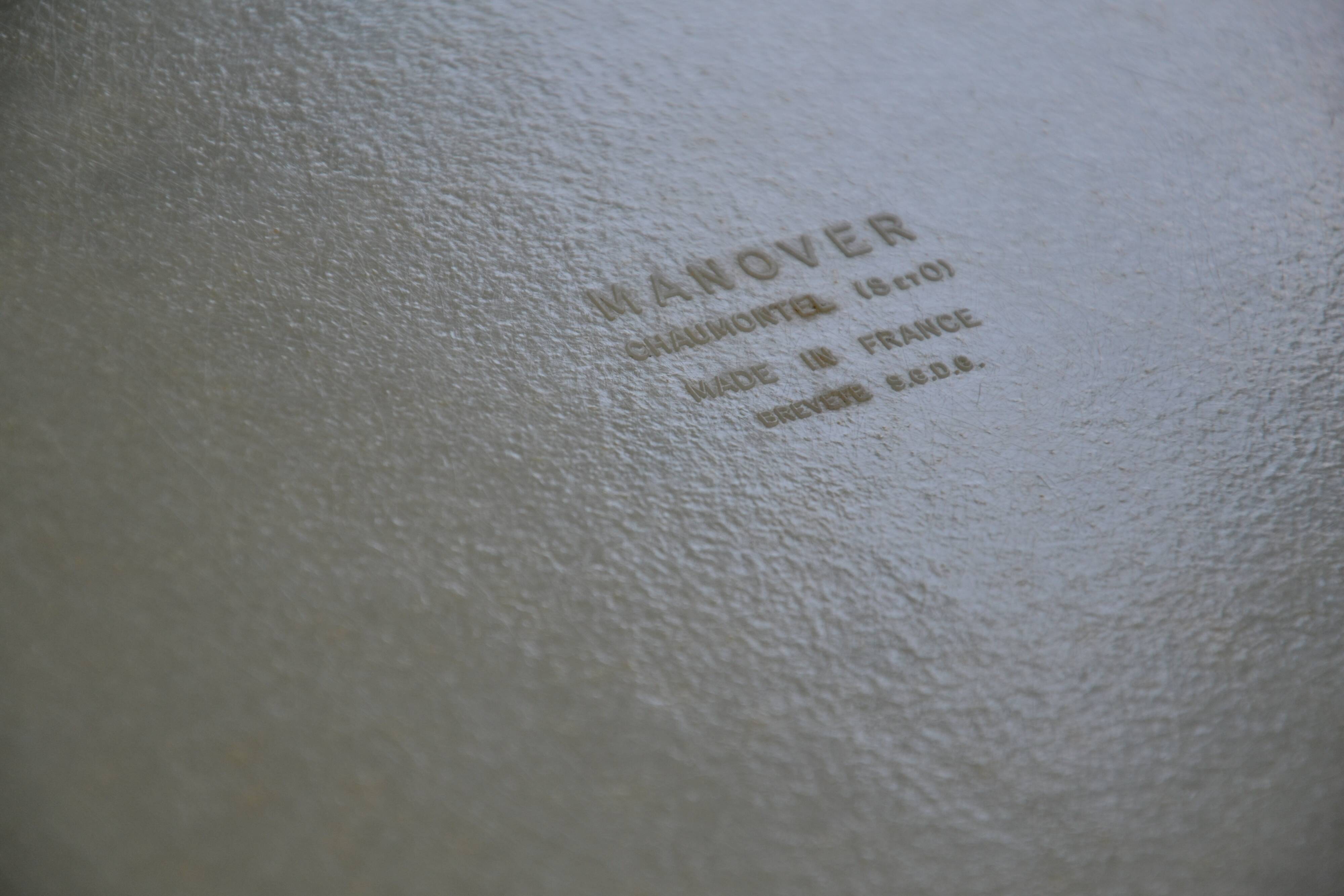 Large leather and fiberglass tray Manufacture Manover