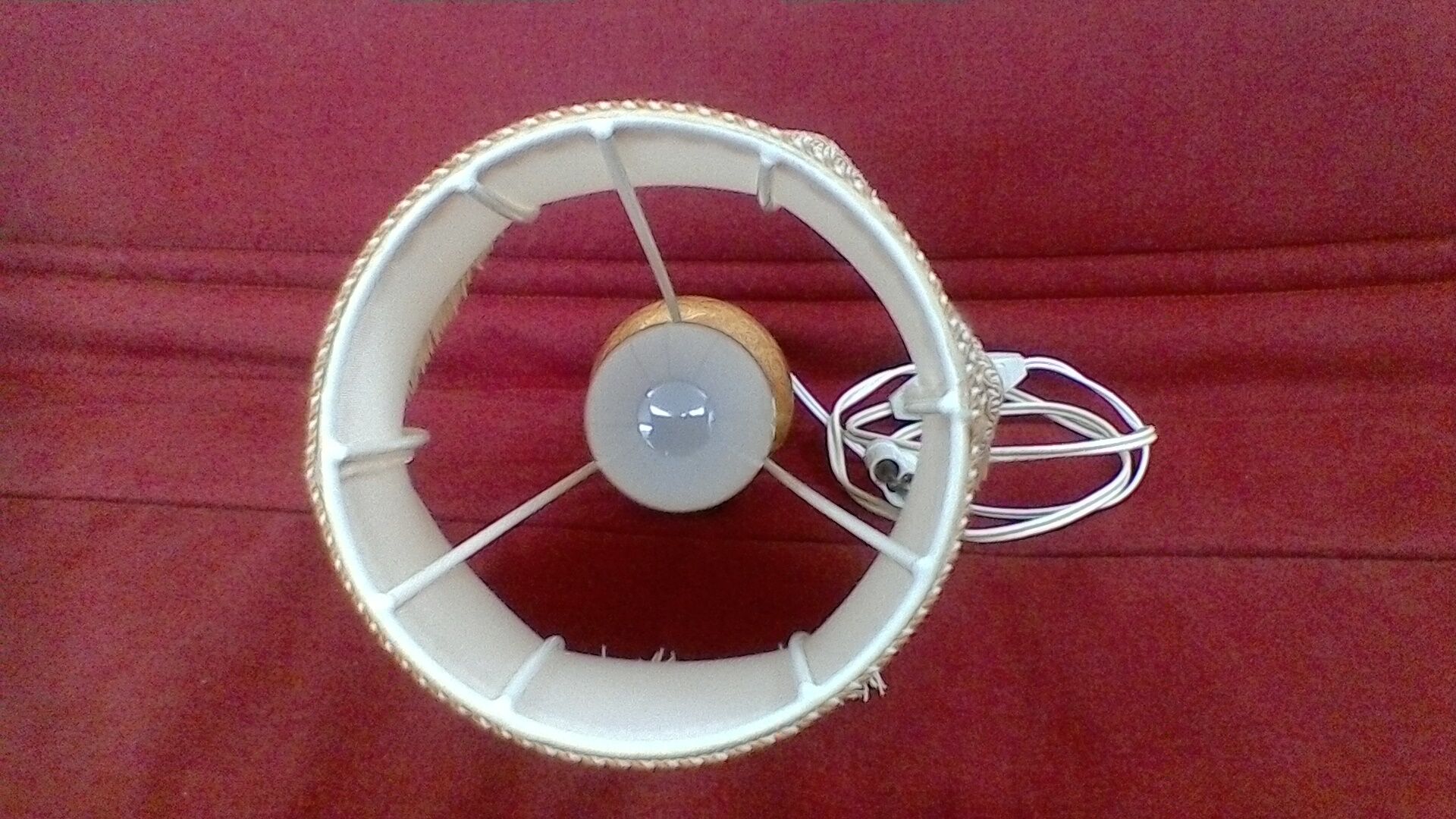 Porcelain bedside lamp