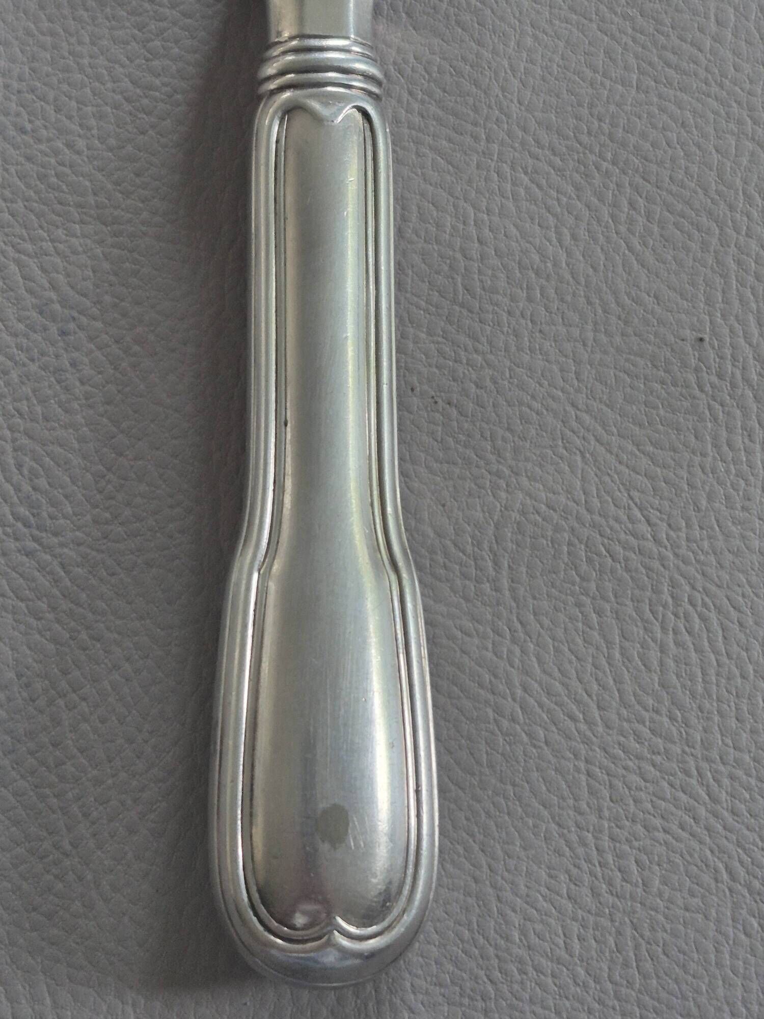 Antique Christofle silver-plated leg fork – A613