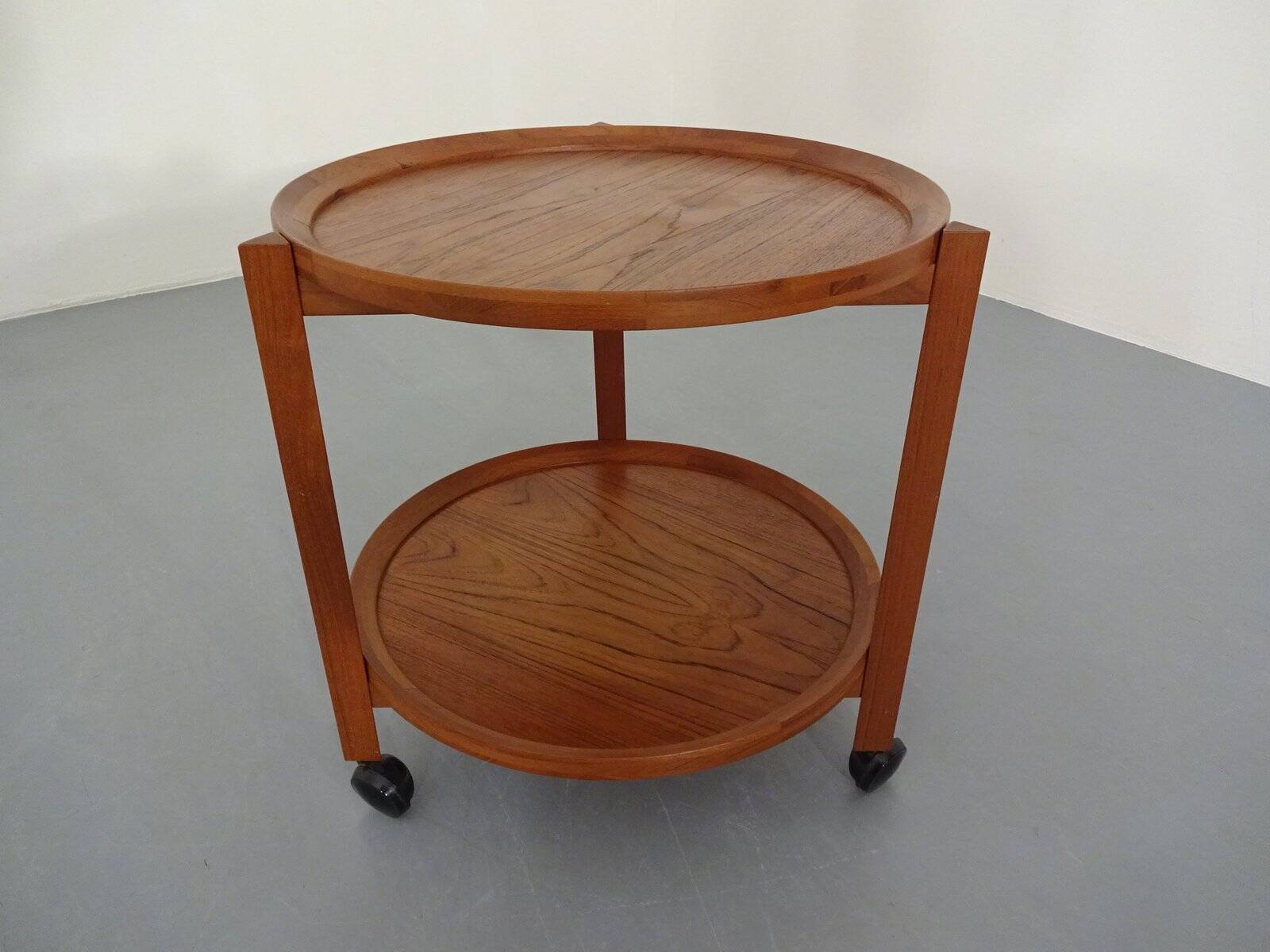 Teak Serving Trolley from Sika Møbler, 1960s