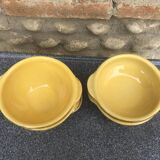 Set of sandstone bowls
