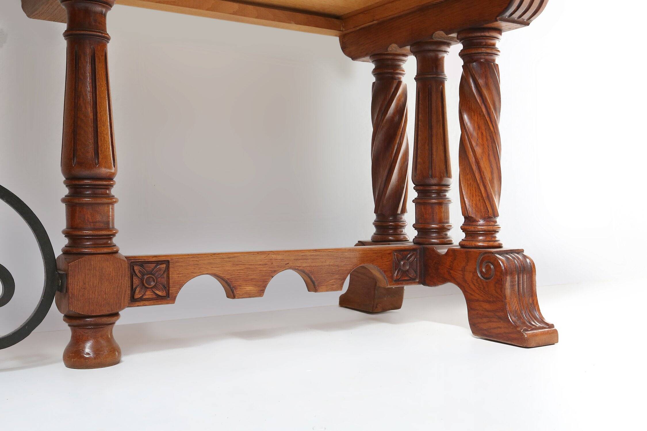 20th century baroque style carved sideboard, Spain ca. 1950