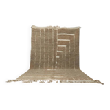 Natural handmade Berber rug, size 150 x 250 cm