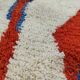 Off-white Moroccan rug with colorful patterns, 200cm x 300cm