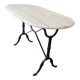 Marble top bistro table