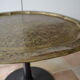 Table basse pied tulipe et plateau marocain