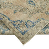 Handmade One-of-a-Kind Oriental Beige Carpet 204 cm x 307 cm