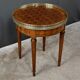 Small bouillotte table in marquetry – mid 20th century