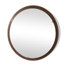 Mirror round vintage teak 66 x 66 cm