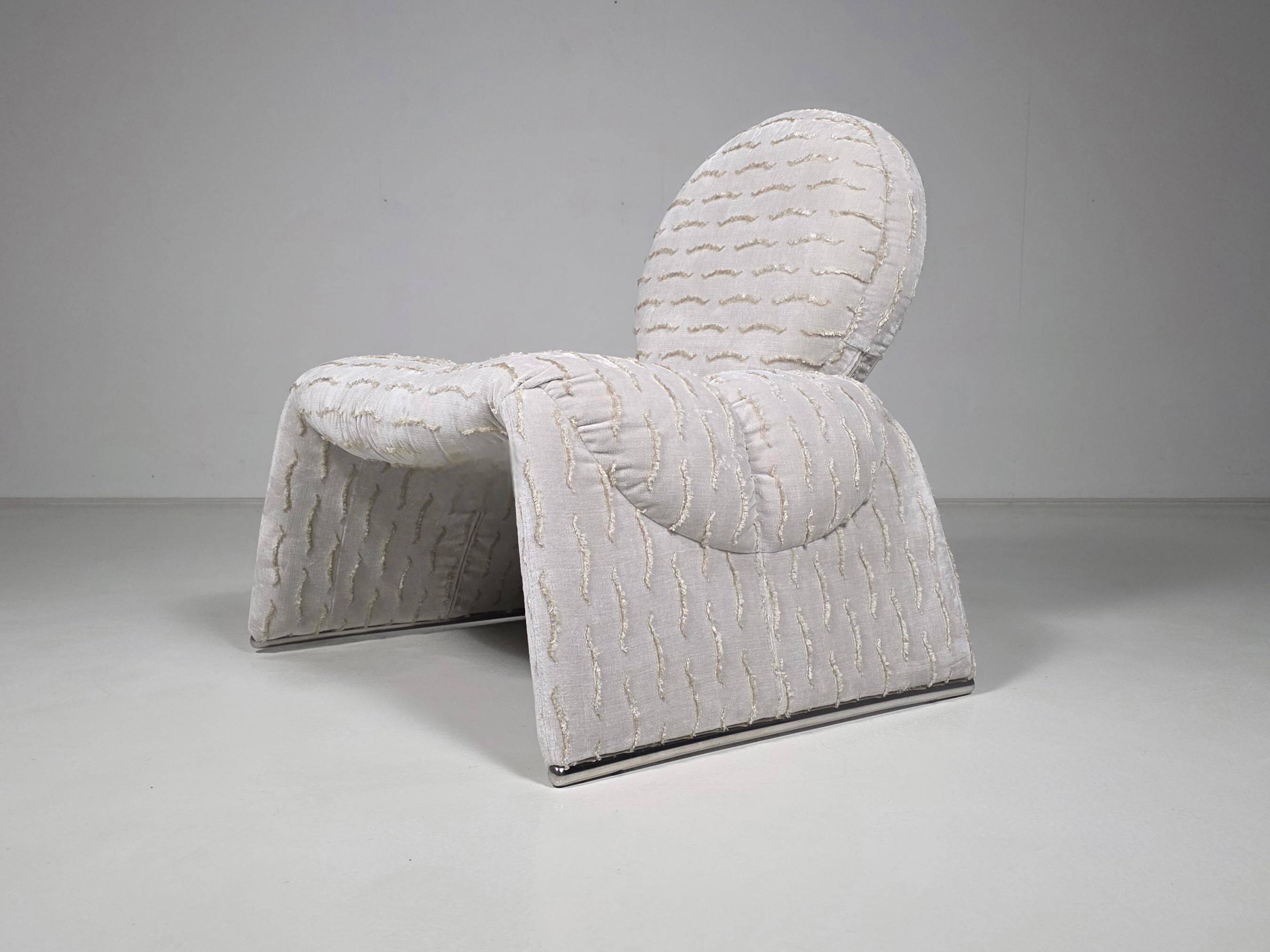 Calypso chaise longue by Vittorio Introini for Saporiti, 1970