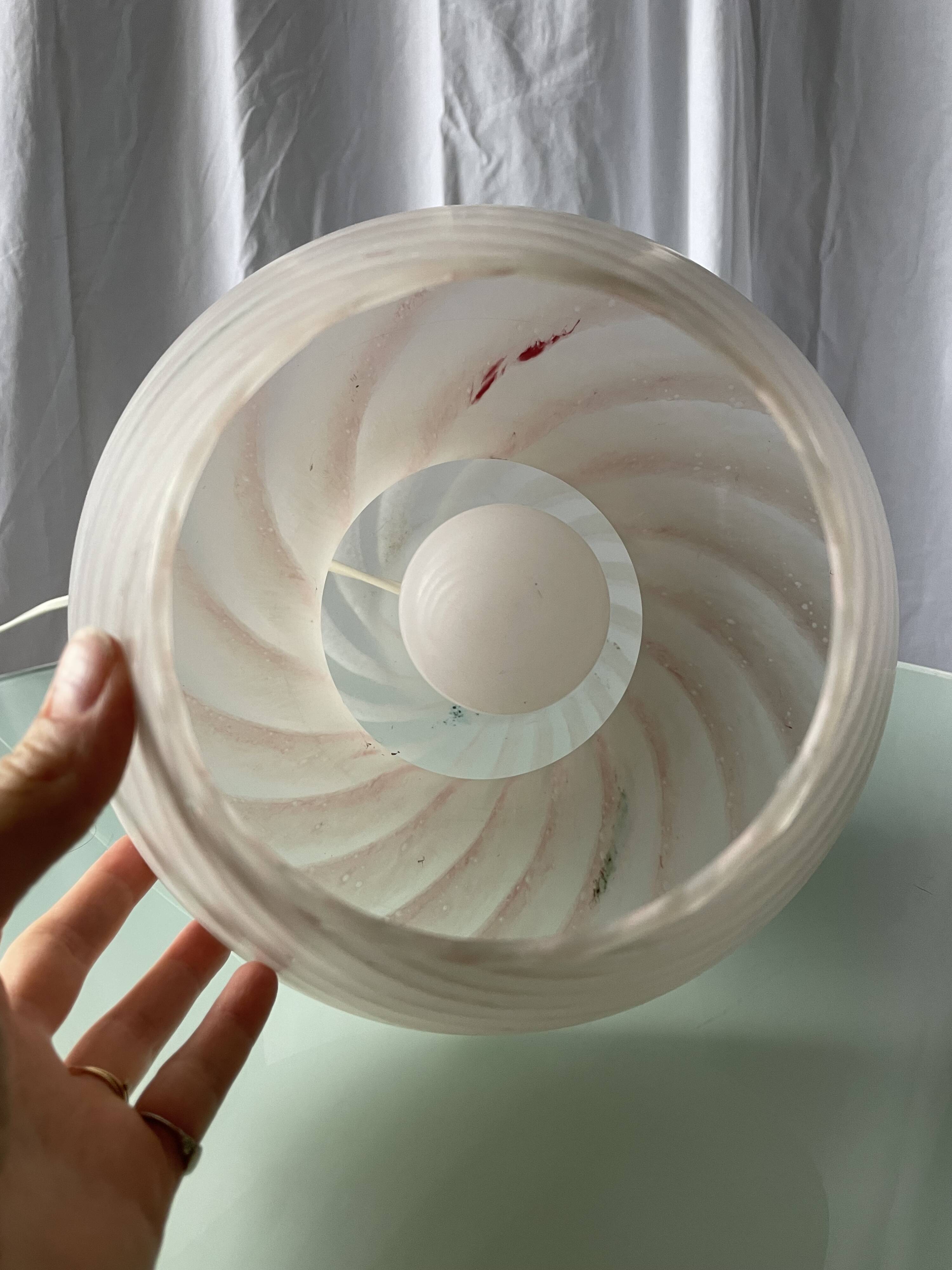 Murano swirl lamp 1970