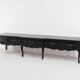 20th Century Louis XV style black low sideboard, France