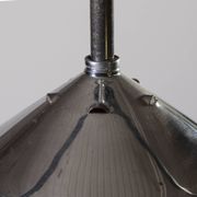 Bauhaus Pendant Lamp in Opaline Glass and Chrome by Napako, 1930s