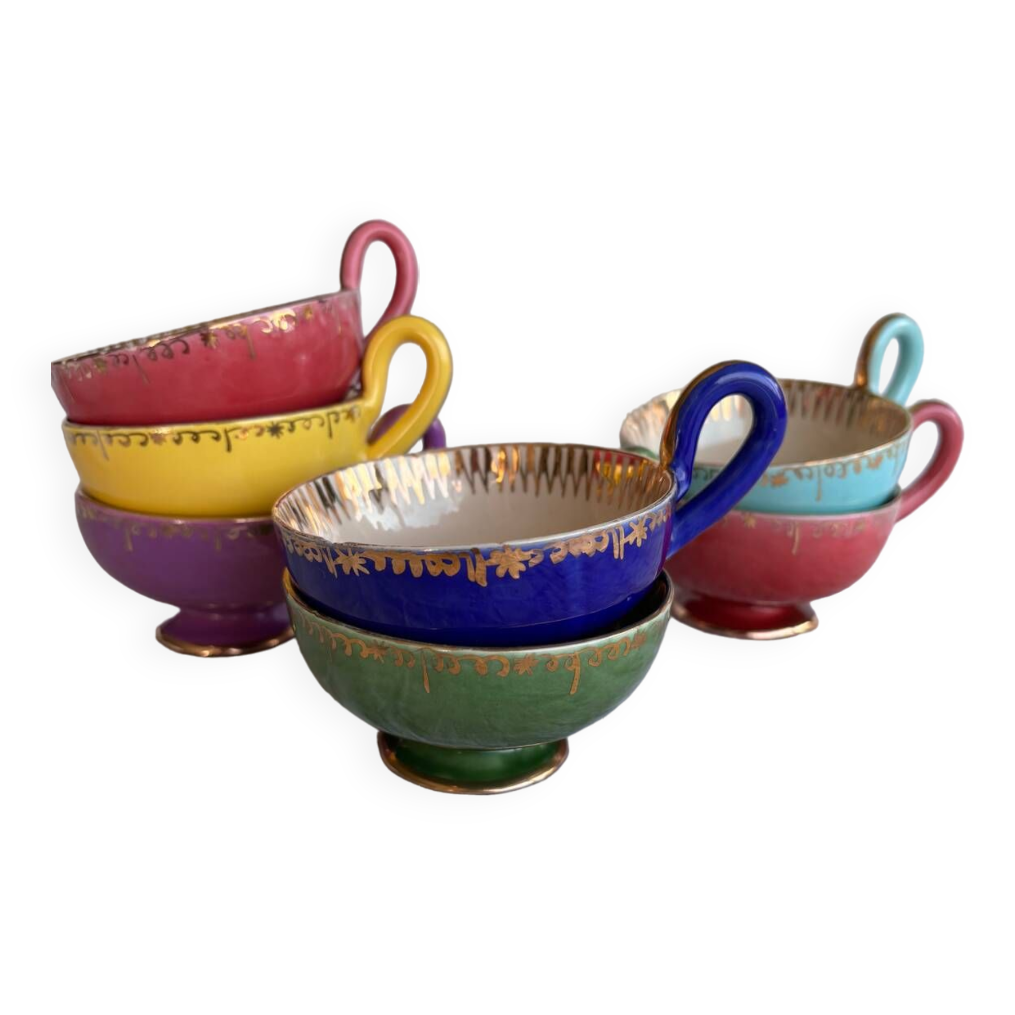 7 À.Dressinval coffee cups