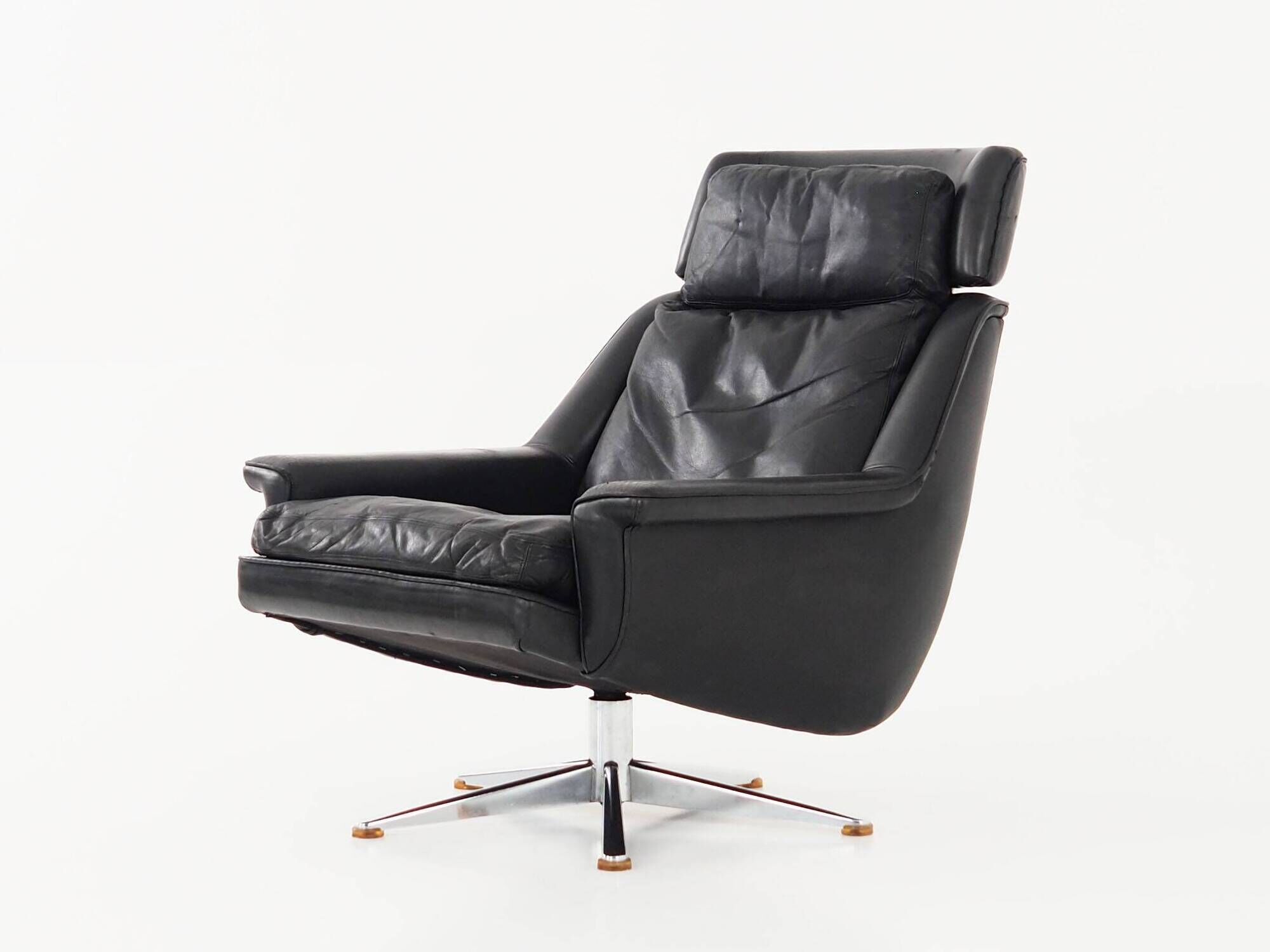 Office armchair, Danish design, 1970s, designer: Werner Langenfeld, Esa