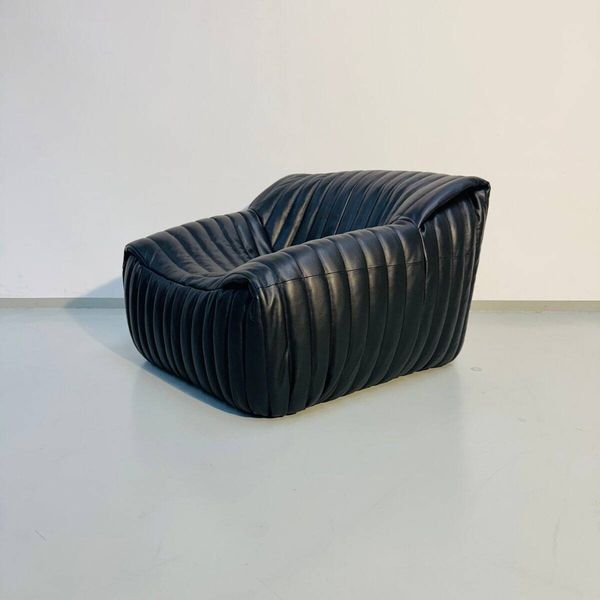 Fauteuil lounge français Sandra d'Annie Hieronimus pour Ligne Roset, années 1970.