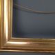 Frame hollow edges gold leaf 47,5x43 leaf 35,5x30,7 cm
