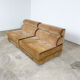 Vintage velvet two seater daybed design sleeper sofa
