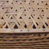 70s Asian wicker basket