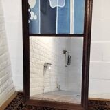 Trumeau mirror with abstract decoration