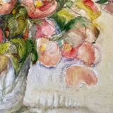 Toile fleurs