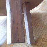 Coffee table glass and wood