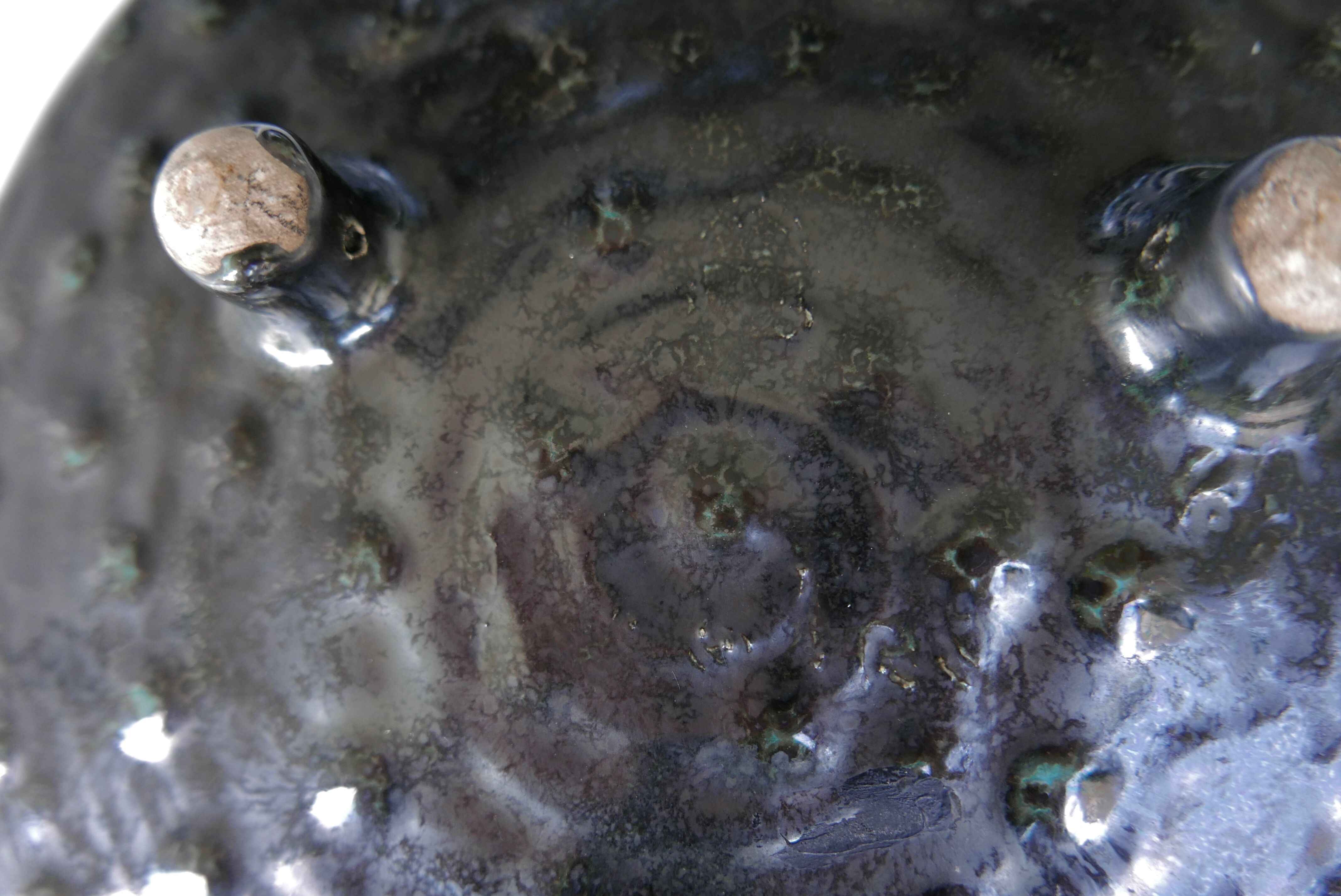 Ceramic trinket bowl, 60s