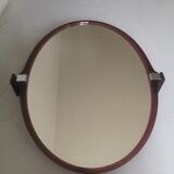 Oval swivel wall mirror design Allibert, 1970