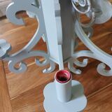 Gustavian style wooden chandelier