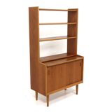 Scandinavian teak and oak secretary, Sweden, 1960