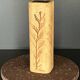 Vase en grès à décor d'herbier par Raymonde Leduc, Vallauris années 60