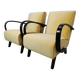 Fauteuils de Jindrich Halabala, années 1940, Set de 2