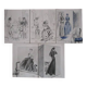 Lot de 5 publicités de mode années 40'