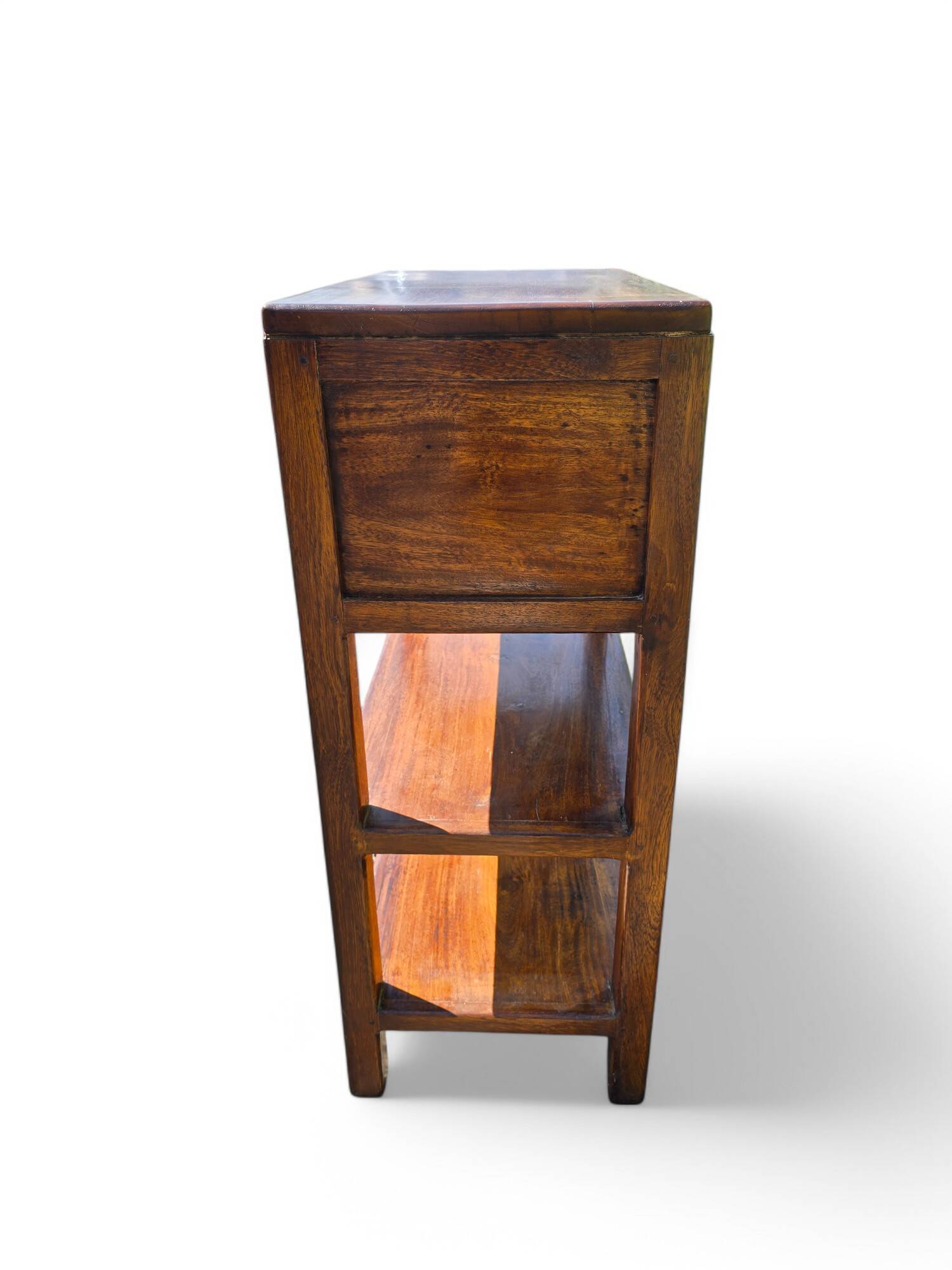 Solid wood bedside table