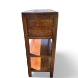 Solid wood bedside table