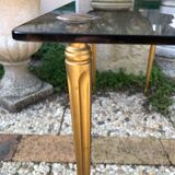 1970 glass coffee table