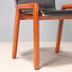 Mariani Dilos chair, vintage design by G. Faleschini, leather, 1970s
