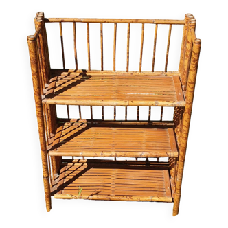 Rattan bookcase shelf