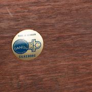 Danish round rosewood coffee table model 283 by Johannes Andersen.