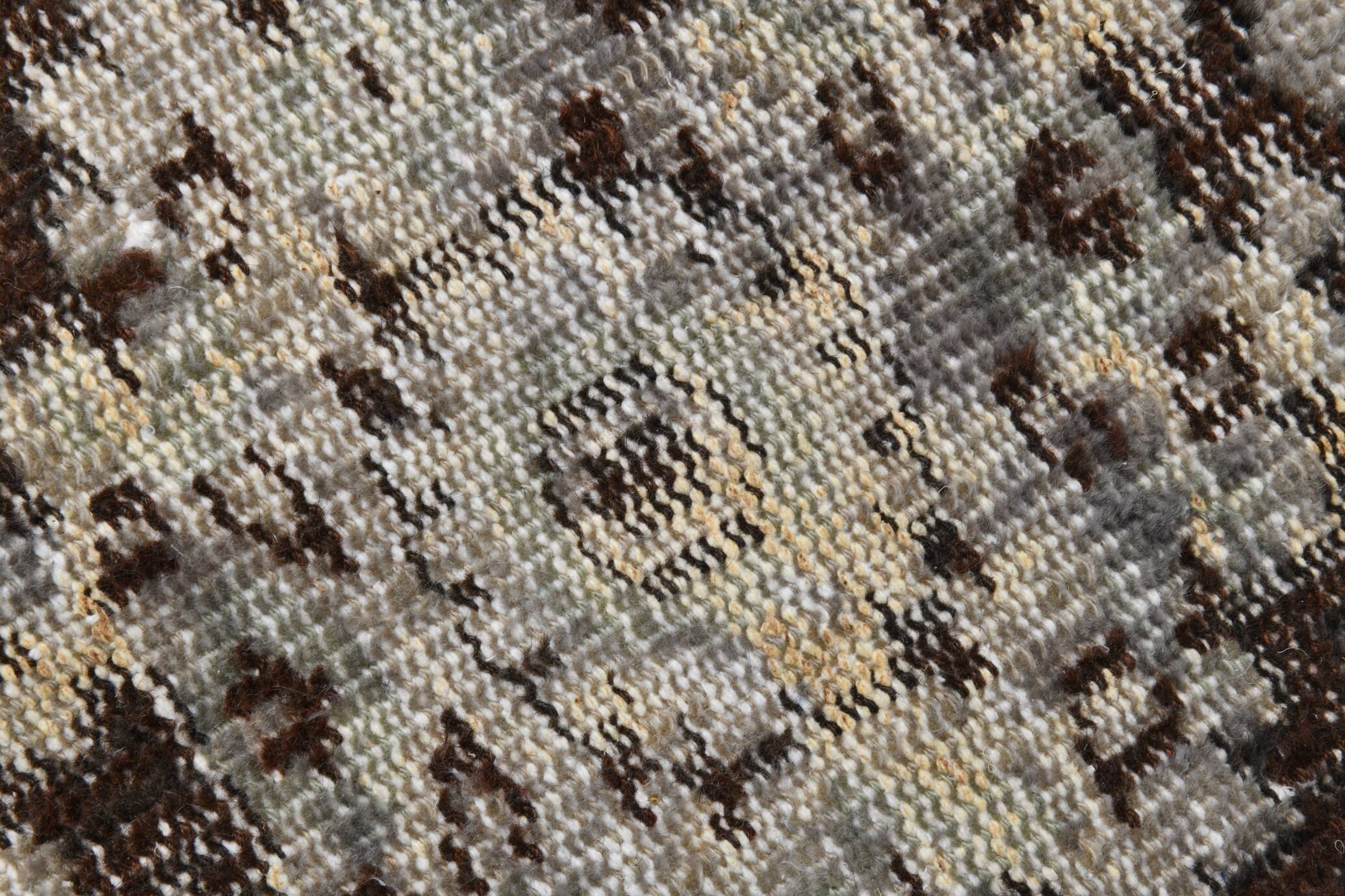 5x10 Distressed Brown Vintage Rug, 164x295Cm