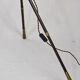 Lamppost club of golf club annees 70 leather wood and brass
