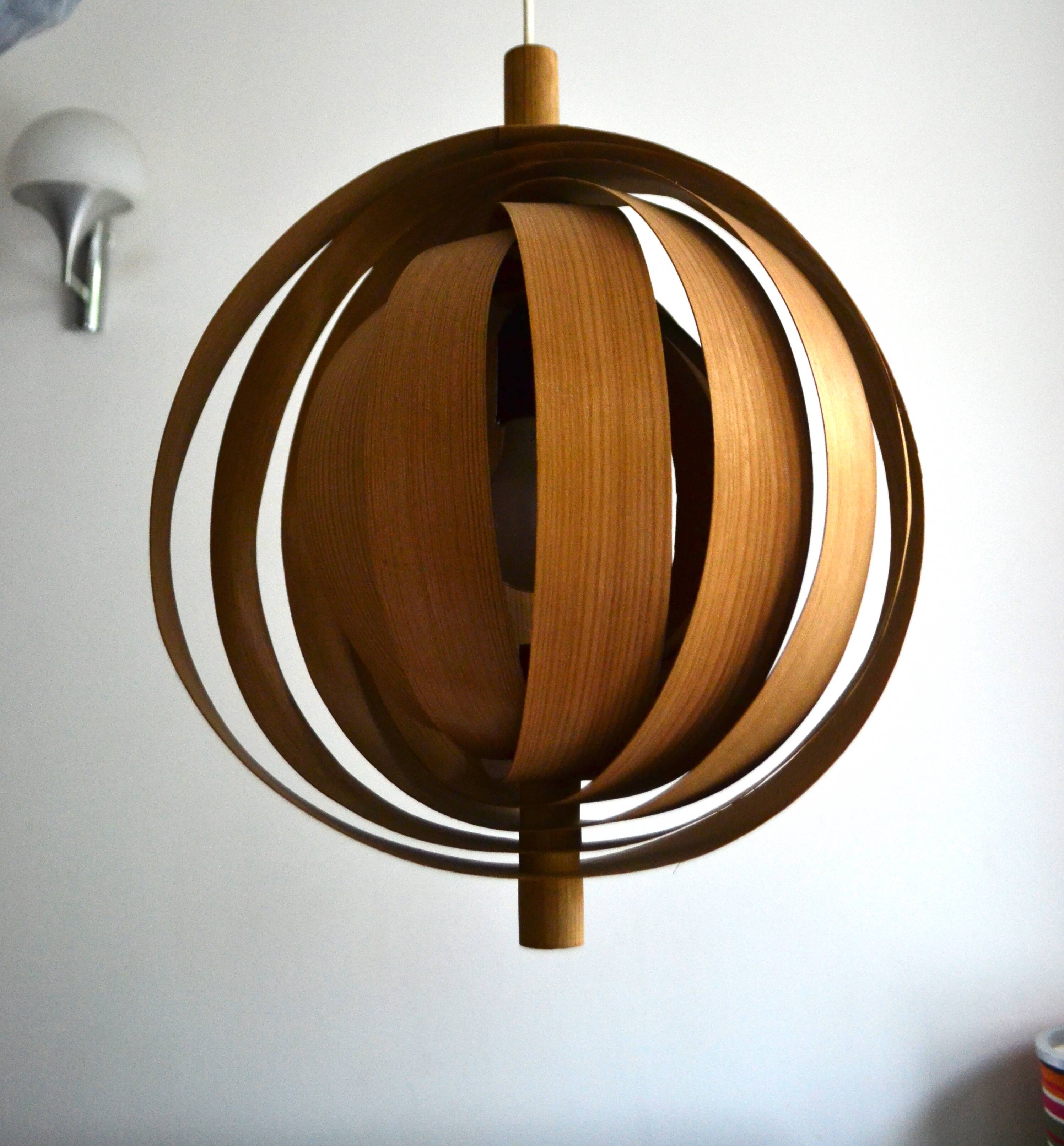 "Moon" pendant lamp by Hans Agne Jakobsson for Markaryd, Sweden, 1960s