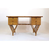 Rattan desk and chair  70