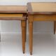 Vieille ensemble mid century ensemble de 3 tables  gigogne