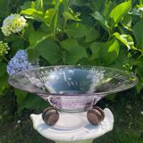 Art Deco bowl on silver foot