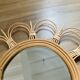 Vintage rattan mirror