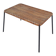 Rattan coffee table attrb. to Carl Aubock, Austria 1960's