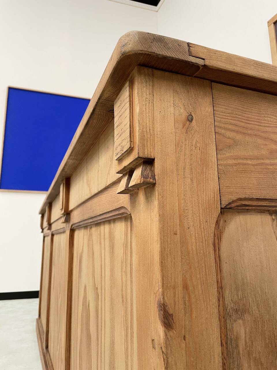 2m central island pine counter